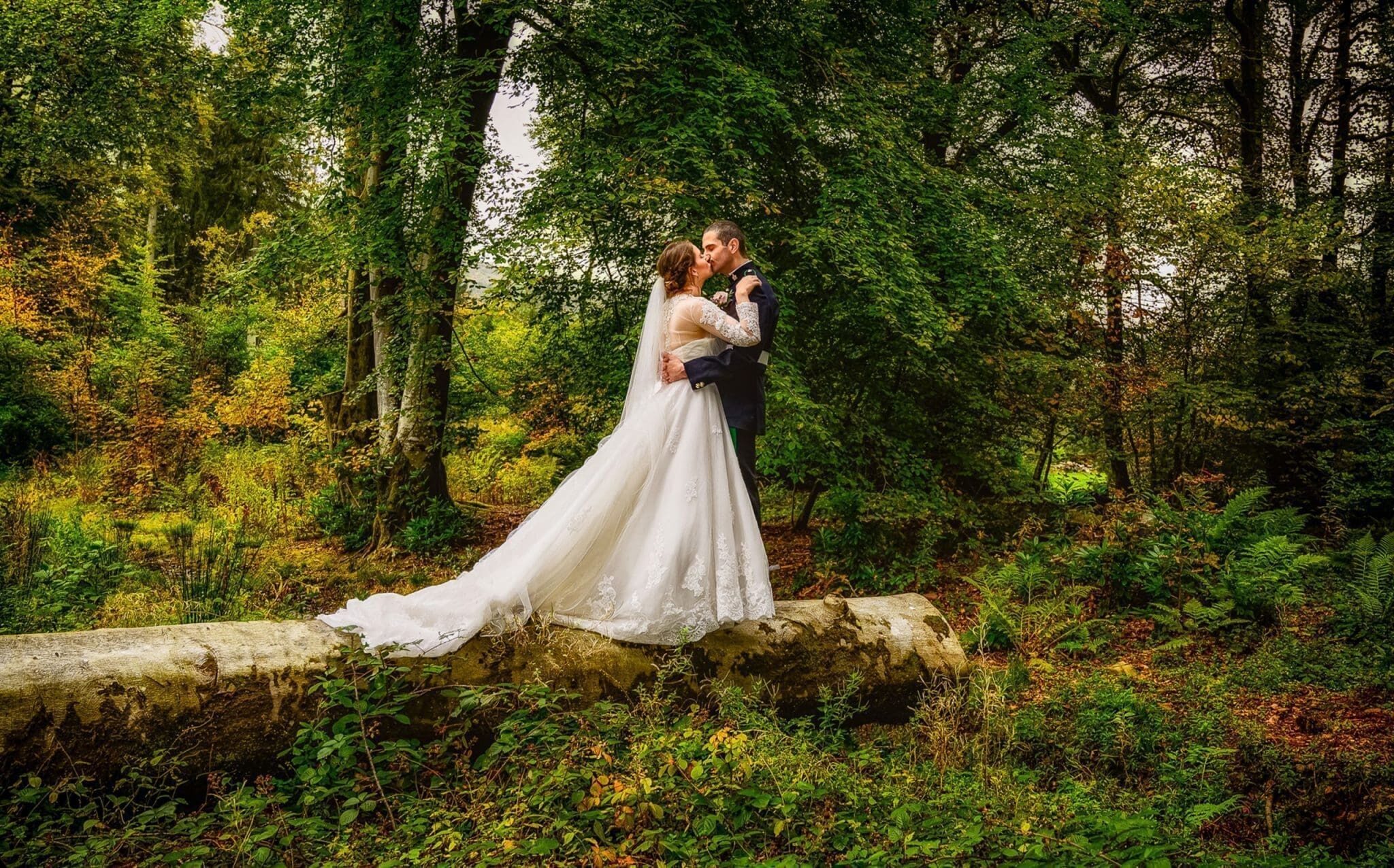 Wedding Photography in the woods 