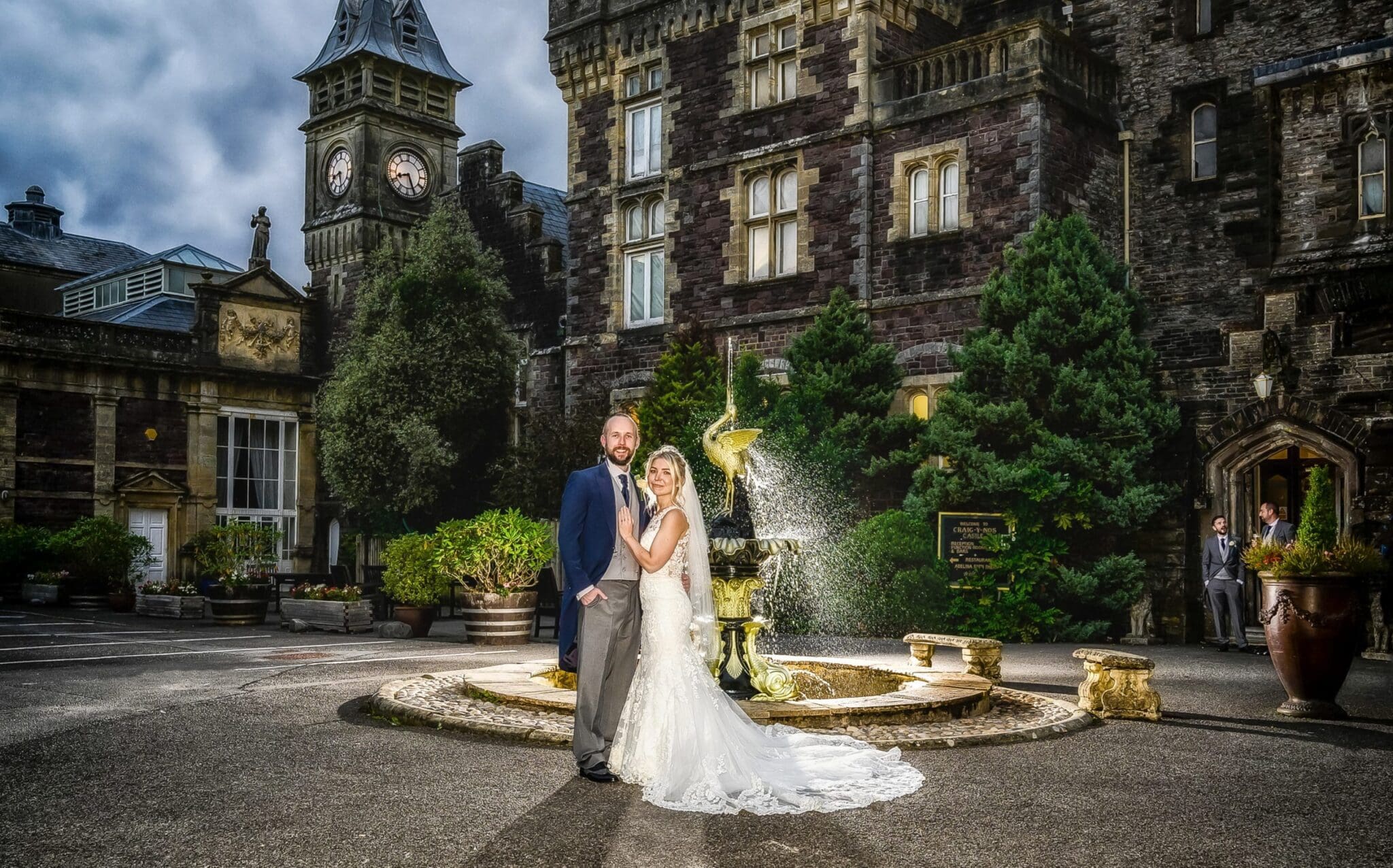 Wedding Photography Craig Y Nos Castle South Wales.