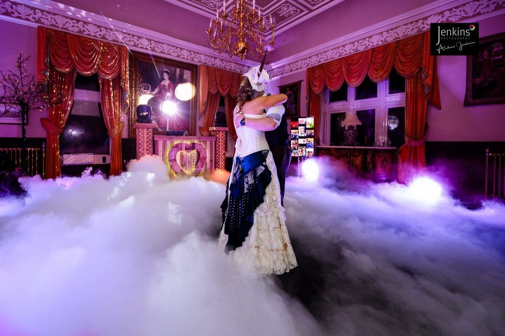 first dance dancing on dry ice cloud