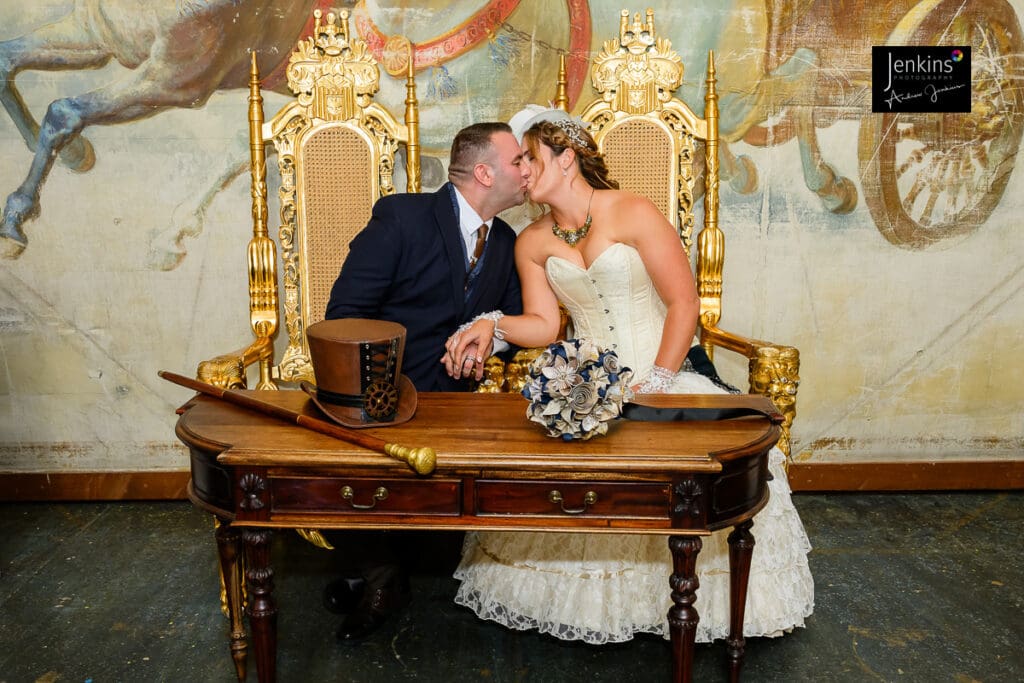 STEAMPUNK WEDDING, Steampunk Wedding&mdash;South Wales Photographer: Kerry and Ainsley
