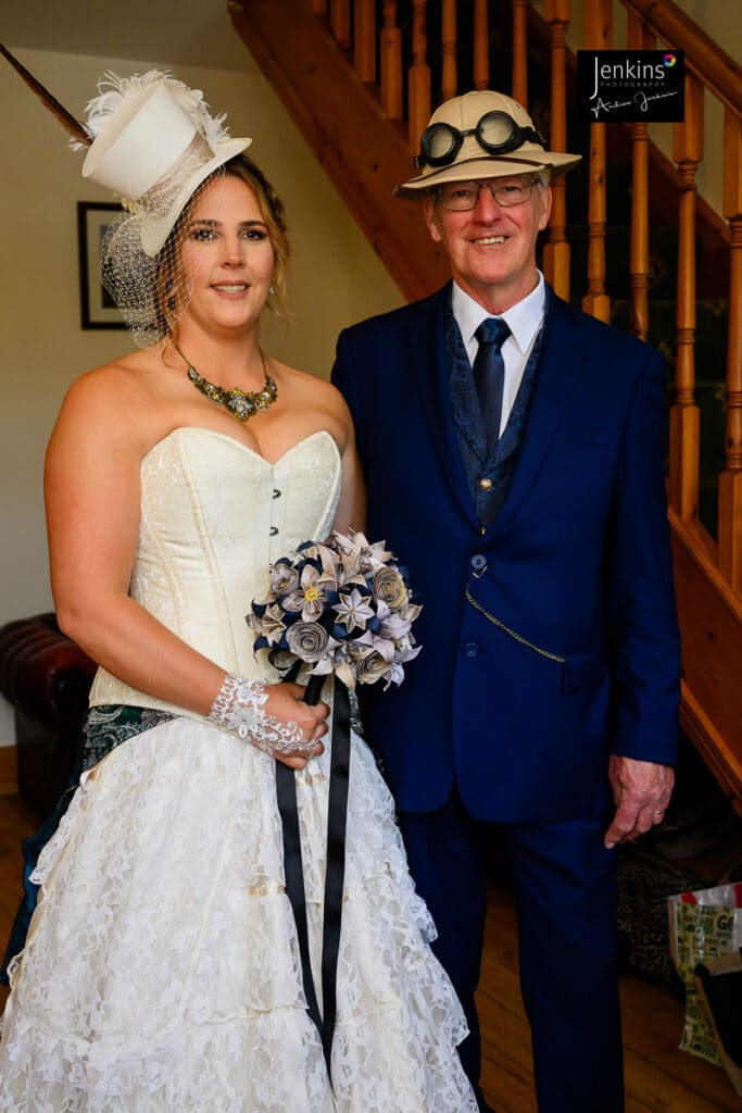 STEAMPUNK WEDDING, Steampunk Wedding&mdash;South Wales Photographer: Kerry and Ainsley